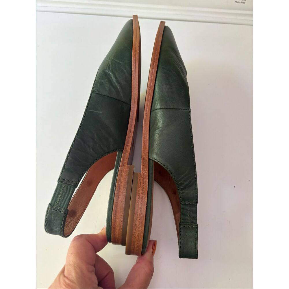 Frye Green Leather Slingback Flats - Picture 5 of 5